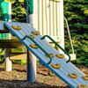 Playberg Green Metal Safety Grab Handles Set, Kids Outdoor Play House Hand Grip Bars QI004567.GN